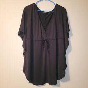 🏵 Black Bat Wing Blouse